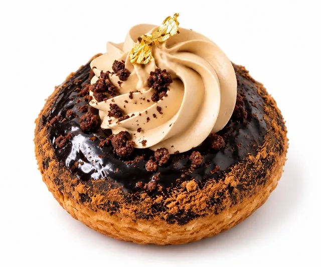 Chocolate Dulce De Leche donut
