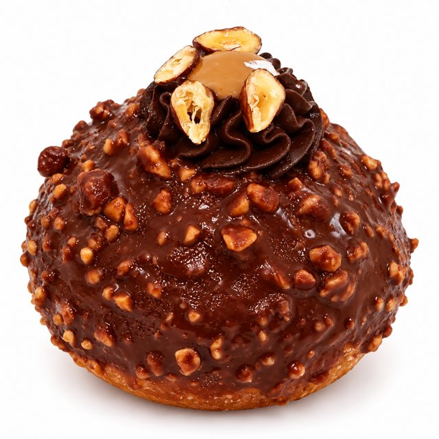 Dark Chocolate Bomb donut