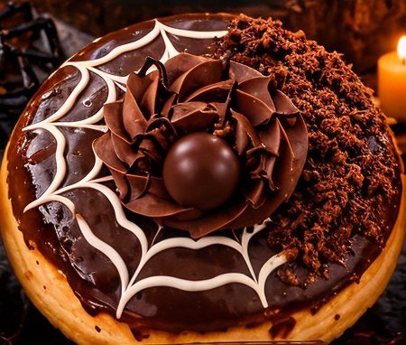 Midnight Chocolat Halloween donut