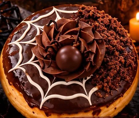 Midnight Chocolat Halloween donut
