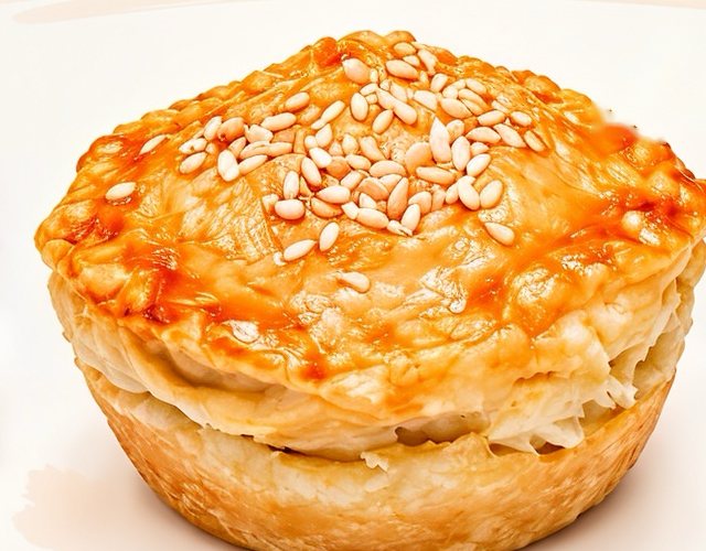 Butter chicken mini pie